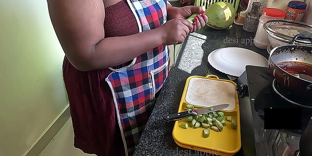 girlfriend,indian,kitchen